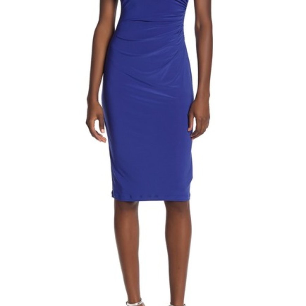 Shirred Slim Dress